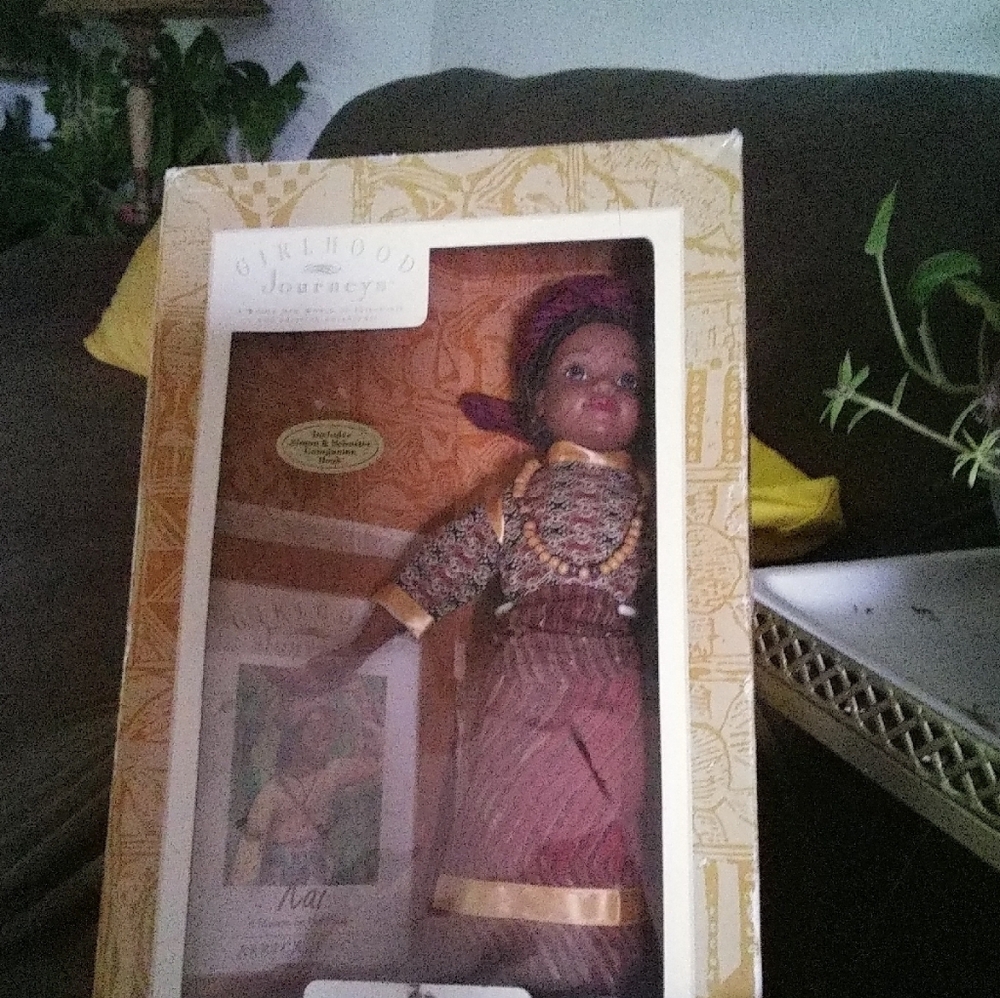 Girlhood Journey Doll with Purple and Gold Outfit